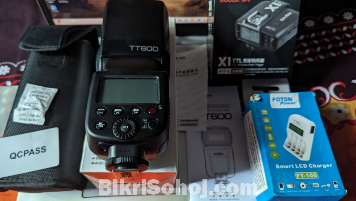 Godox Tt600 Thinkklite Cemera Flash+godox